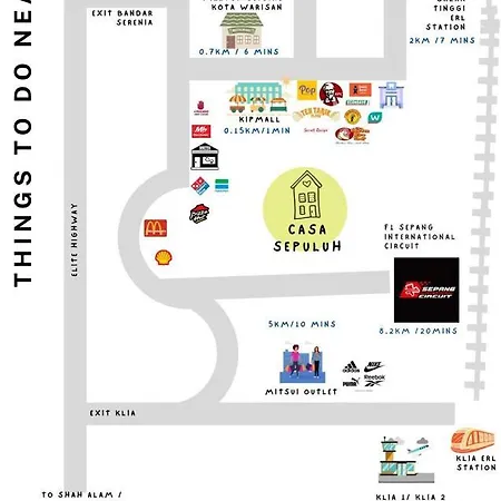 Top Klia Transit & Connected To Kip Mall At Casa 10 Sepang Exterior photo